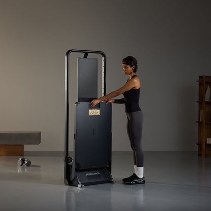 Gym Monster 3 folded flat for storage