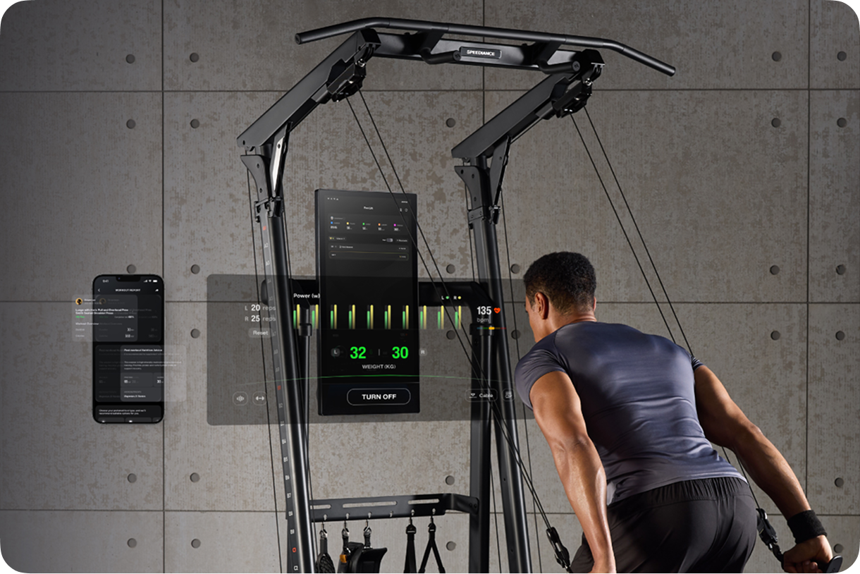 Gym Monster Ultra feedback tijdens de training